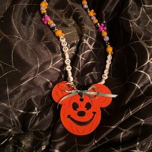 Disney Mickey Mouse Pumpkin Necklace